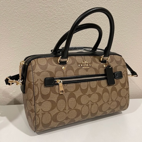 Coach Brown and Black Women's Bag - Picture 4 of 10